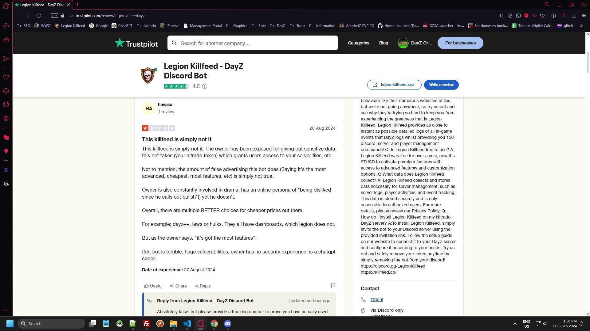 Havasu false review