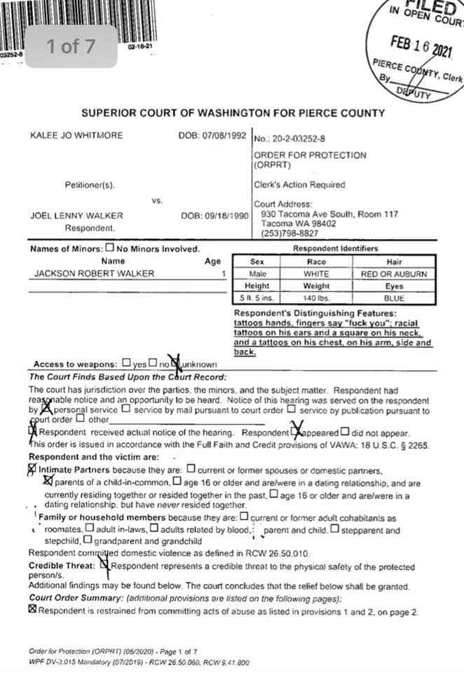 Restraining order